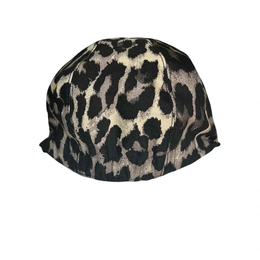 COACH New York Park Ocelot Cap Black/Tan M/L Belt & Buckle Trim F83729 MSRP $128